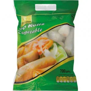(Frozen) Crown Veg Spring Rolls 20 Pcs - Frozen Food - Vegspot
