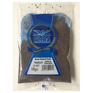 Heera Mustard Seeds (Brown) 100 gms - Specialty Ingredients, Spices & Mixes - Vegspot