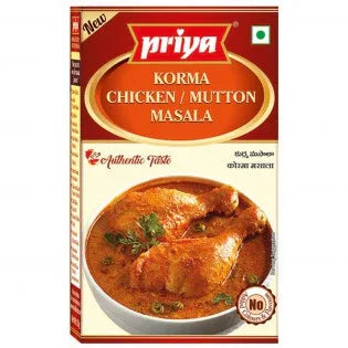 Priya Korma (Chicken/Mutton) Masala 50 gms - spices - Vegspot