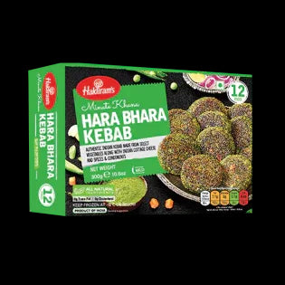 (Frozen) Haldirams Hara Bhara Kebab 12 pcs - Frozen Food - Vegspot