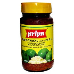 Priya Mango Thokku w/o Garlic Pickle 300 gms - Pickles - Vegspot