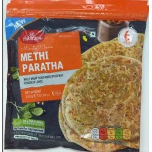 (Frozen) Haldirams Methi Paratha 6 pcs - Frozen Food - Vegspot