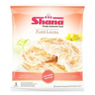 (Frozen) Shana Plain Lachcha Paratha 5 Pcs - Frozen - Vegspot