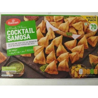 (Frozen) Haldirams Cocktail Samosa 70 Pcs - Frozen Food - Vegspot