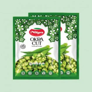 (Frozen) Nitya Okra Cut 400 gms - Frozen - Vegspot