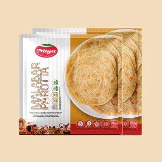 (Frozen) Nitya Malabar Porotta 900 gms - Frozen - Vegspot