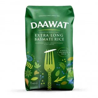 (Rice) Daawat Extra Long Basmati 1kg - rice - Vegspot
