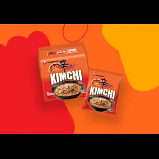 Nongshim Shin Kimchi Ramen Noodle 5pack - Pasta & Noodles - Vegspot