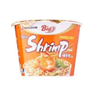 Nongshim Spicy Shrimp Bowl Noodle 115g - Pasta & Noodles - Vegspot