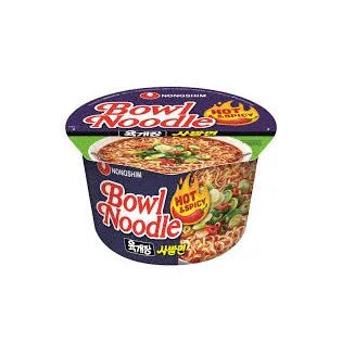 Nongshim Hot&Spicy Bowl Noodle 100g - Pasta & Noodles - Vegspot