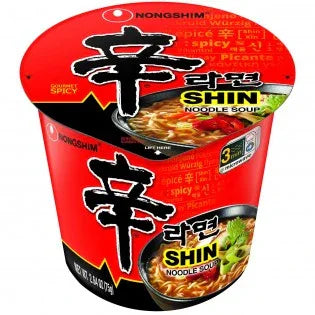 Nongshim Shin Ramyun Noodle Cup 68g - Pasta & Noodles - Vegspot