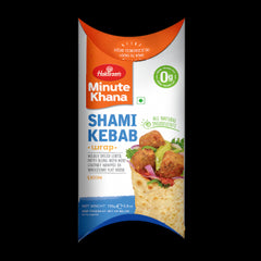 (Frozen) Haldirams Desi Wraps Shami Kebab 156 gms (B1G1)