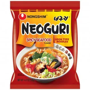 Nongshim Neoguri Seafood Ramyun Noodle (Spicy) 120g - Pasta & Noodles - Vegspot