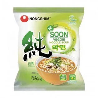 Nongshim Soon Veggie Ramyun 112g - Pasta & Noodles - Vegspot