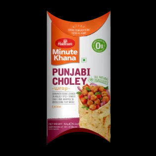 (Frozen) Haldirams Desi Wraps Punjabi Choley- 156 gms - Frozen Food - Vegspot