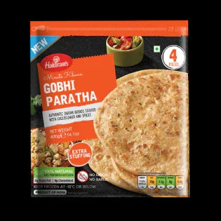 (Frozen) Haldirams Gobhi Paratha 4 pcs - Frozen Food - Vegspot