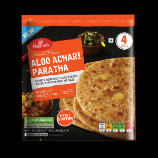 (Frozen) Haldirams Aloo Achari Paratha 4 Pcs