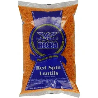Heera Red Split Lentils 500 gms - Grain - Vegspot