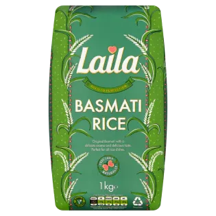 (Rice) Laila Basmati Rice 1Kg - Rice - Vegspot
