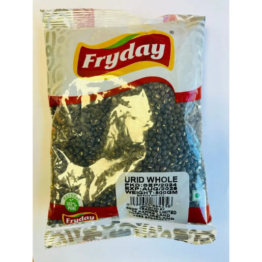 Fryday Urid Whole 500gm