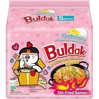 Samyang Hot Chicken Ramen Carbonara Flavour Multipack - Pasta & Noodles - Vegspot