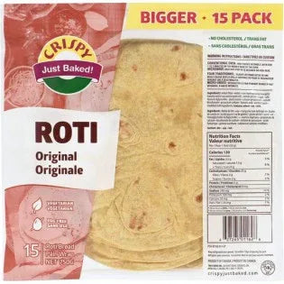 Crispy Baked Besan Roti 15 Pcs - ReadyToEat - Vegspot