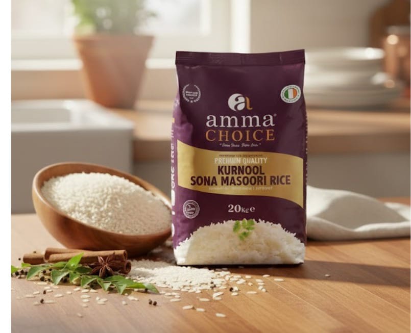 Amma Choice Kurnool Sona Masoori Rice 20 KG