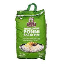 india gate ponni boild rice 20kg