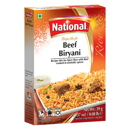 National Beef Biryani Masala 78 gms Box