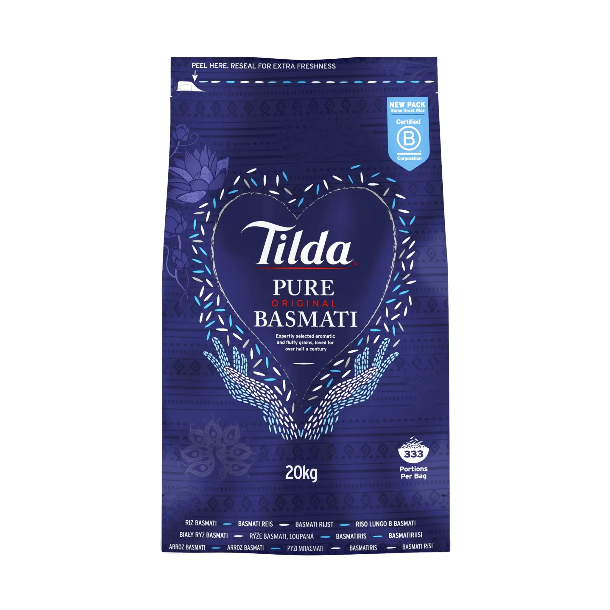 Tilda Pure Basmati Rice 20Kg