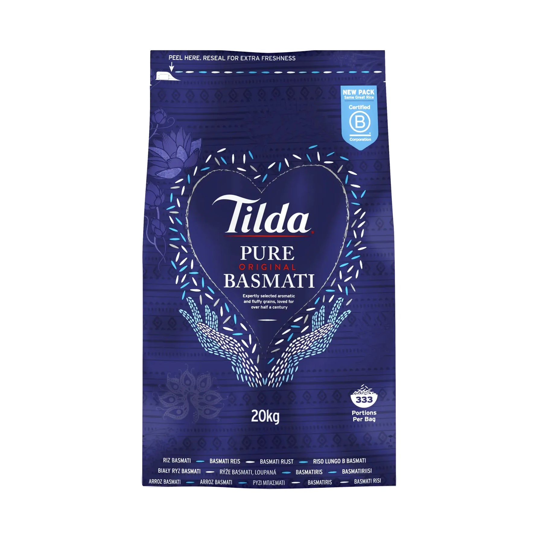 Tilda Pure Basmati Rice 20Kg