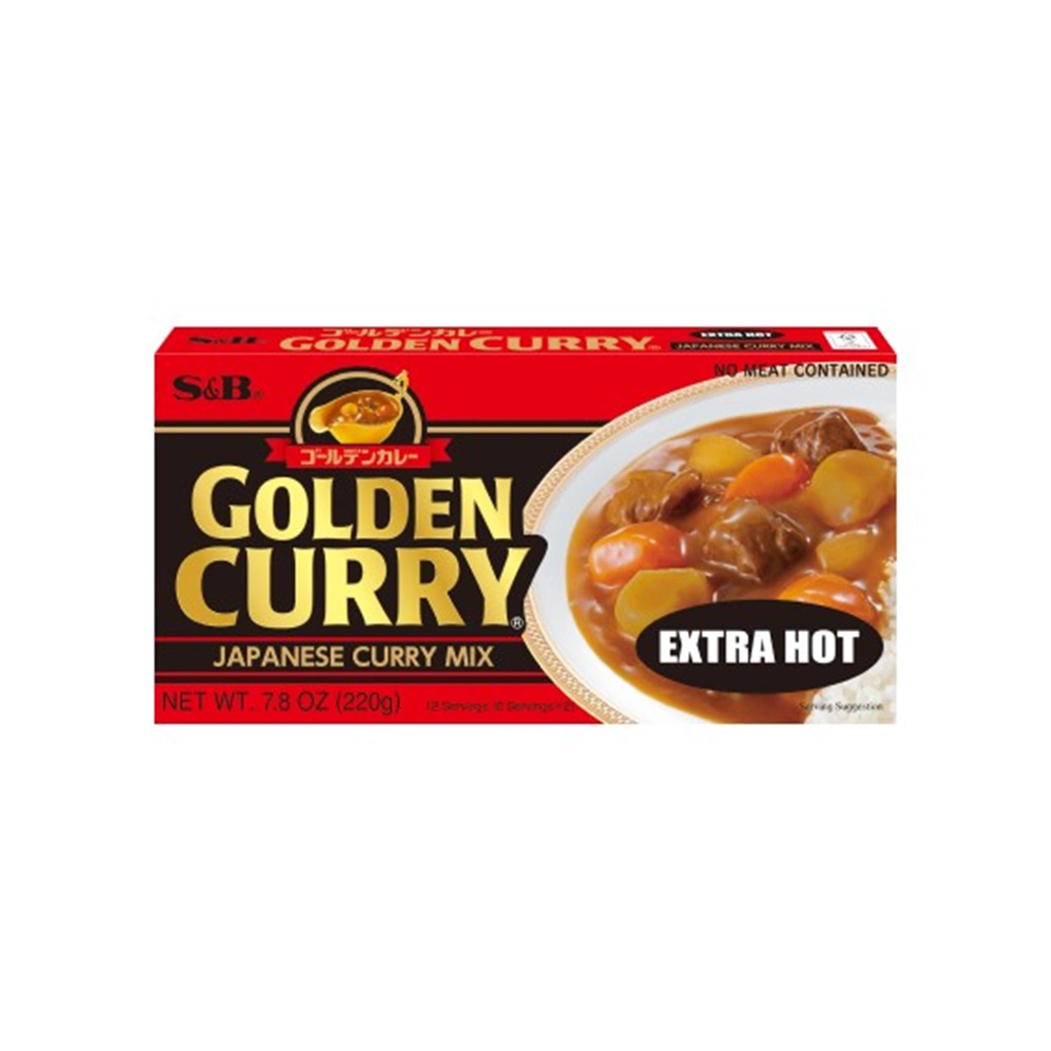 S&B Curry Extra Hot 220gms