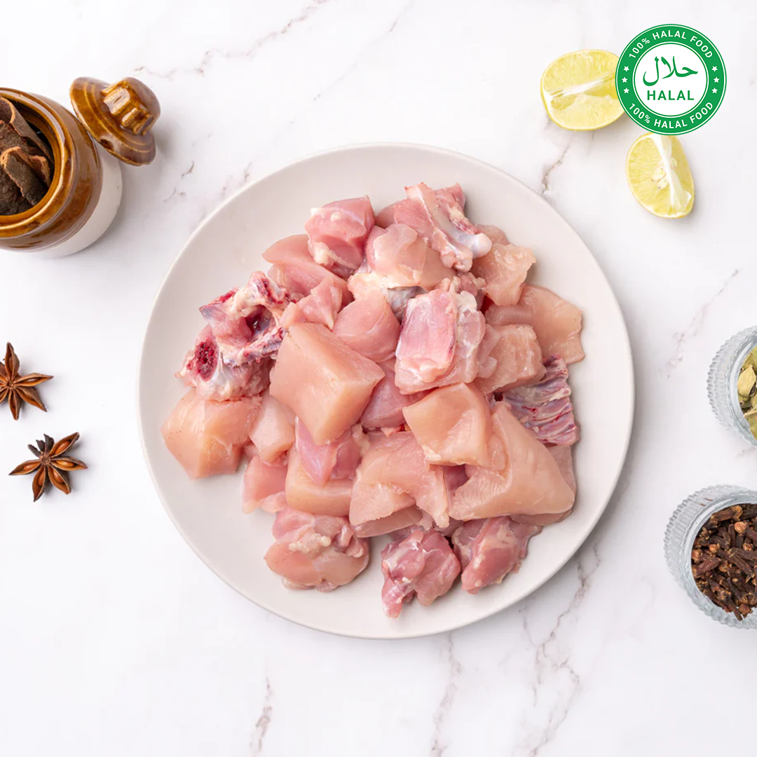 (Fresh) Chicken Curry Cut - 1Kg