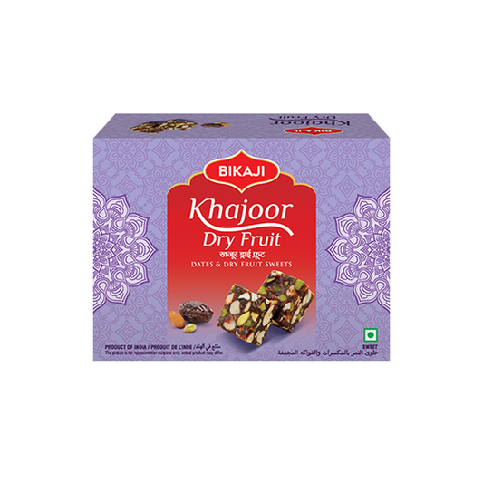 Bikaji Khajoor Dry Fruit Burfi 250gms