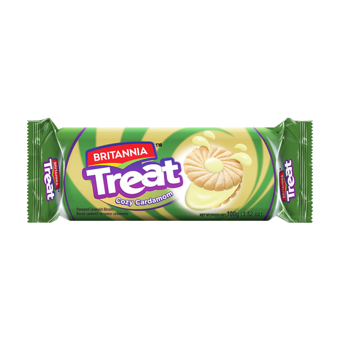 Britannia Treat Fruit Cream Cardamom 100g