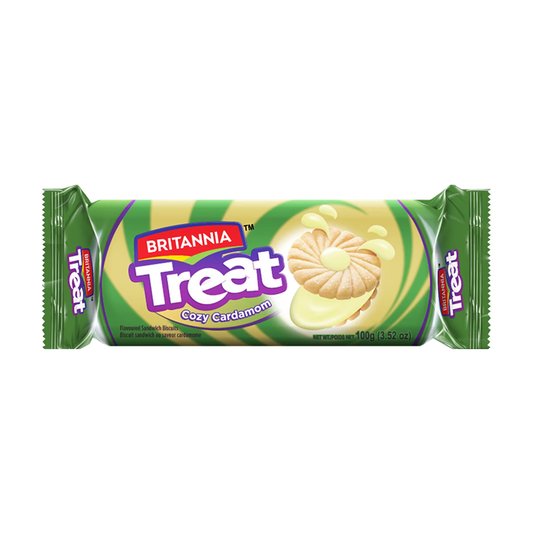 Britannia Treat Fruit Cream Cardamom Biscuits 100gms
