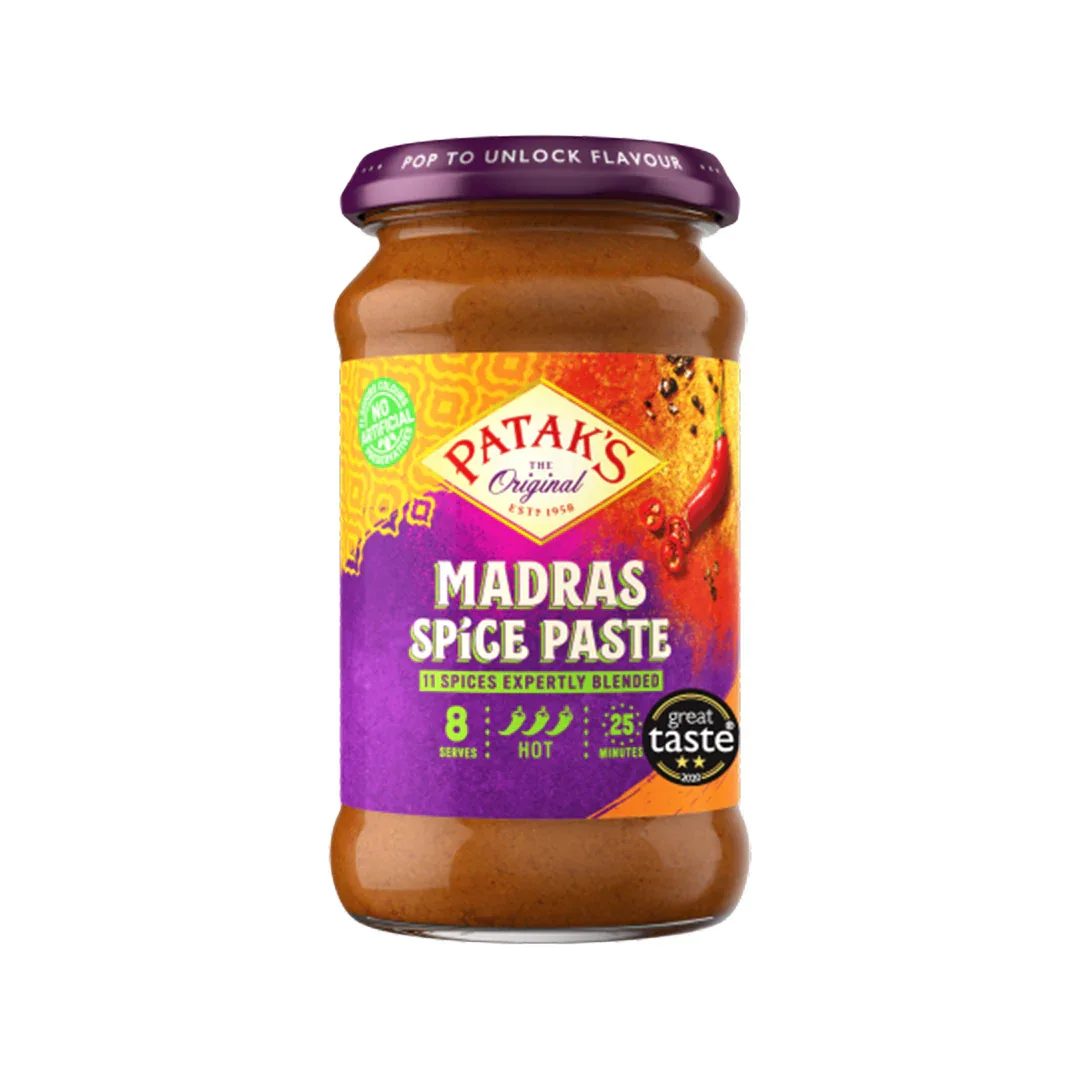 Patak Madras Paste 283g - Pickles - Vegspot