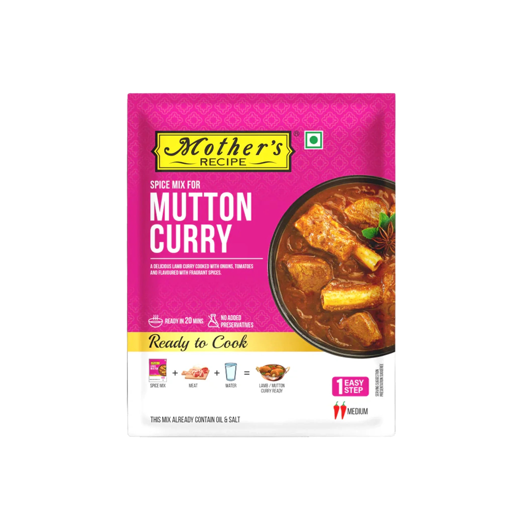 Mothers Lamb (Mutton) Curry Mix 100 gms