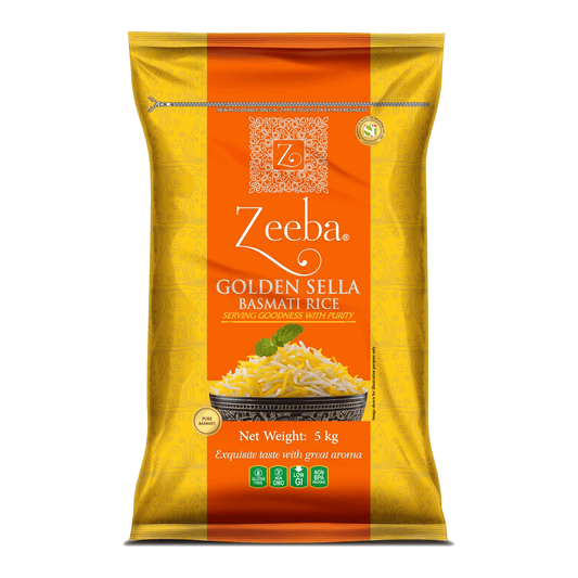 (Rice) Zeeba Basmati Golden Sella Rice - 5Kg