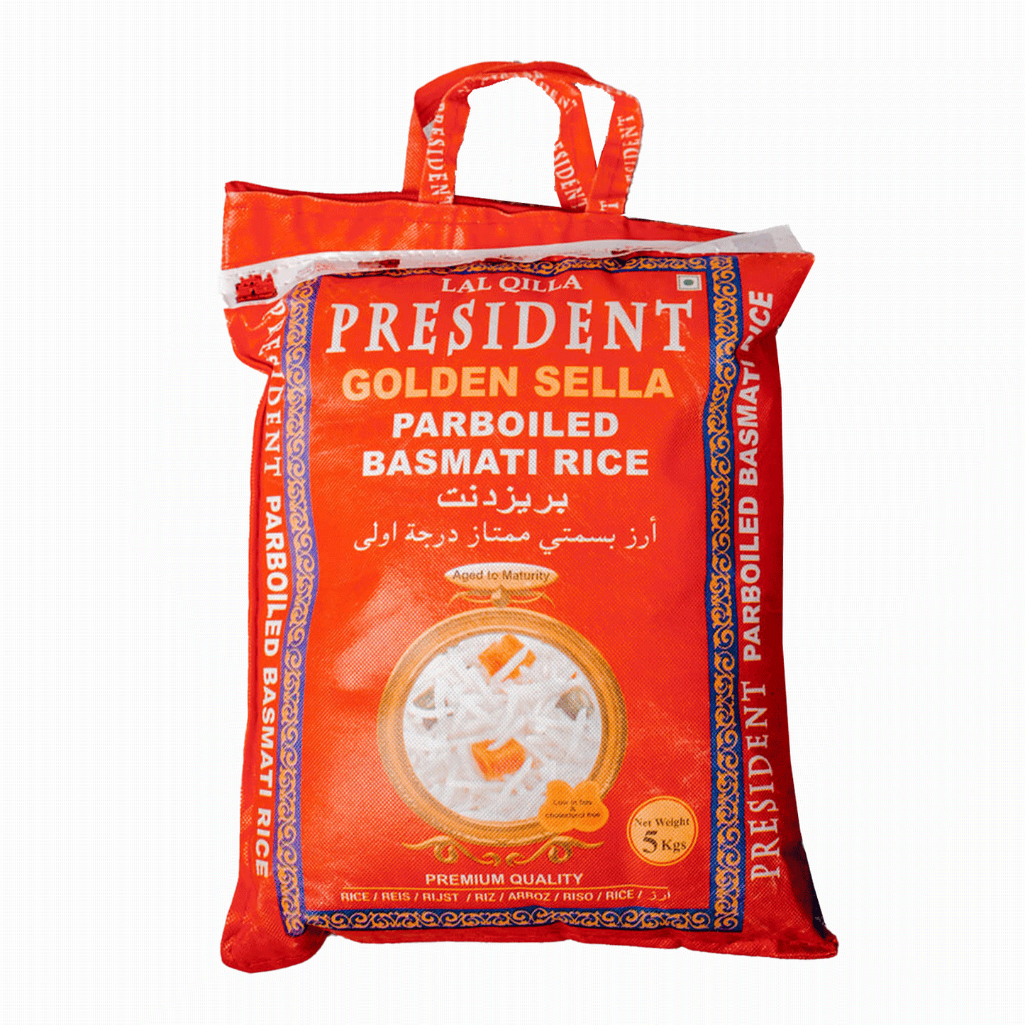 PRESIDENT PARBOILED BASMATI 20KG