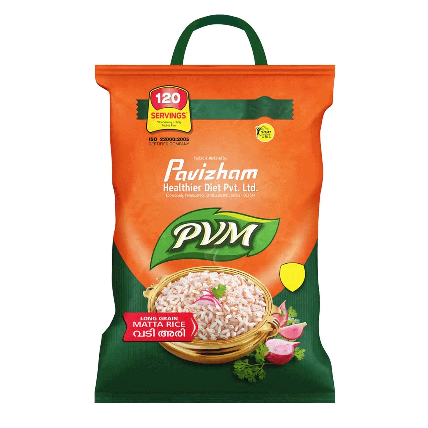PAVIZHAM MATTA LONG GRAIN 5KG - - Vegspot