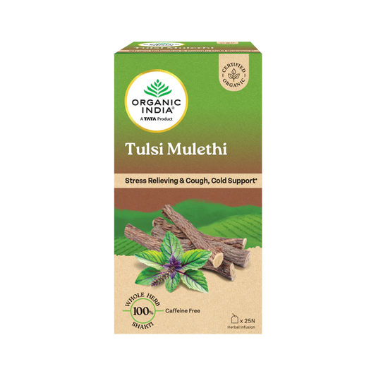 Organic India Tulsi Mulethi 25 Tea Bags