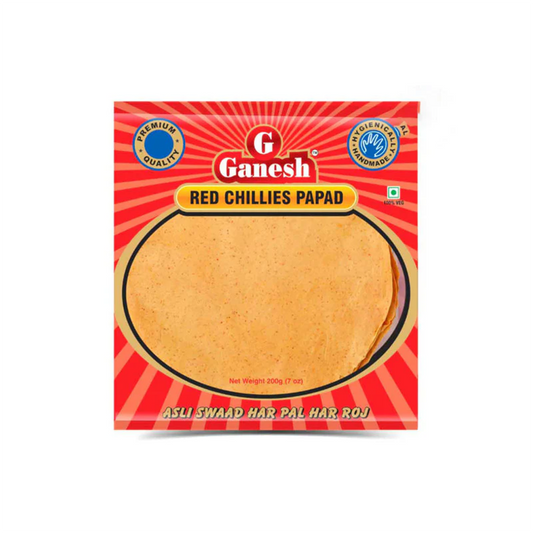 Ganesh Red Chilli Papad 200g