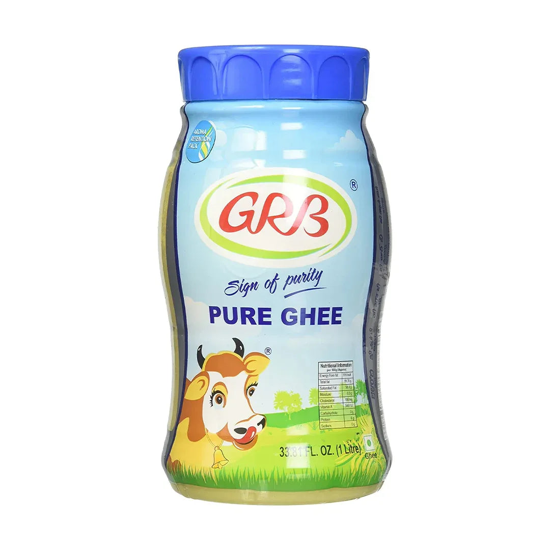 GRB Pure Butter Ghee 1Kg - Cooking Essentials, Cooking Oils & Ghee - Vegspot