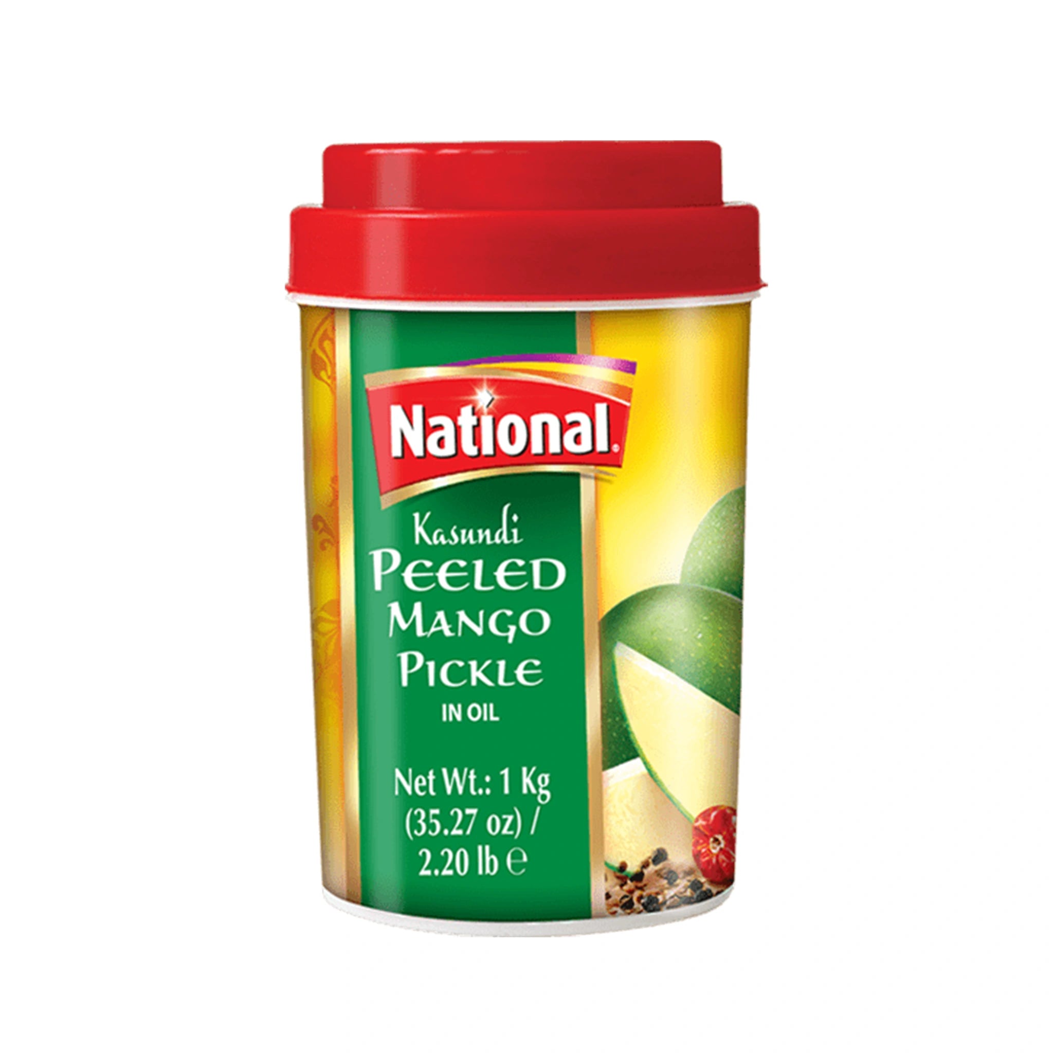 National Kasundi Peeled Mango Pickle - 1Kg